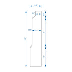 Thassos White Marble Nova Baseboard Polished | Tile Club