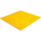 Bright Mustard Yellow Squares Glass Pool Tile | Tile Club