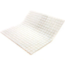 Bright White Squares Glass Pool Tile | Tile Club
