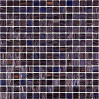 Brushed Plum Squares Glass Pool Tile