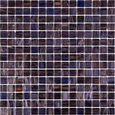Brushed Plum Squares Glass Pool Tile Sample