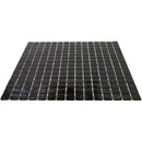 Brushed Black Squares Glass Pool Tile | Tile Club