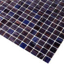 Brushed Plum Squares Glass Pool Tile | Tile Club