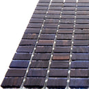 Brushed Plum Squares Glass Pool Tile | Tile Club