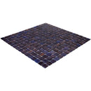 Brushed Plum Squares Glass Pool Tile | Tile Club