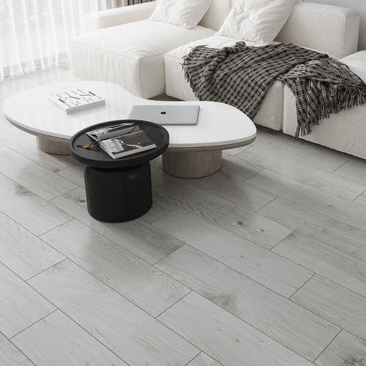 Bryce Ash Gray 8x32 Wood-Look Porcelain Tile | Tile Club