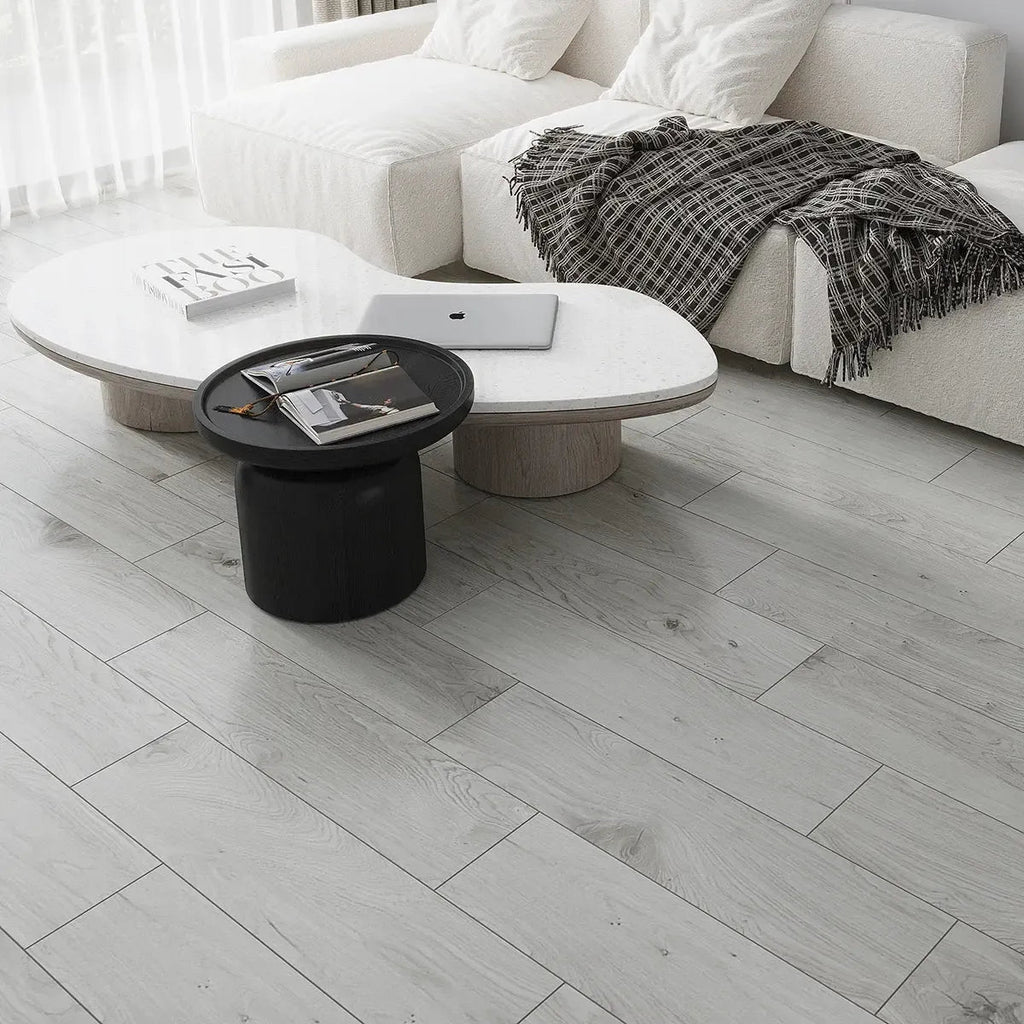 Bryce Ash Gray 8x32 Wood-Look Porcelain Tile | Tile Club