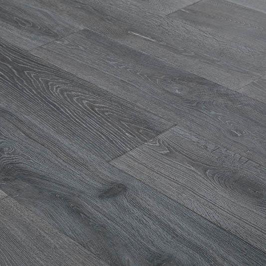 Bungalow Brushed Dark Gray Oak Engineered Hardwood