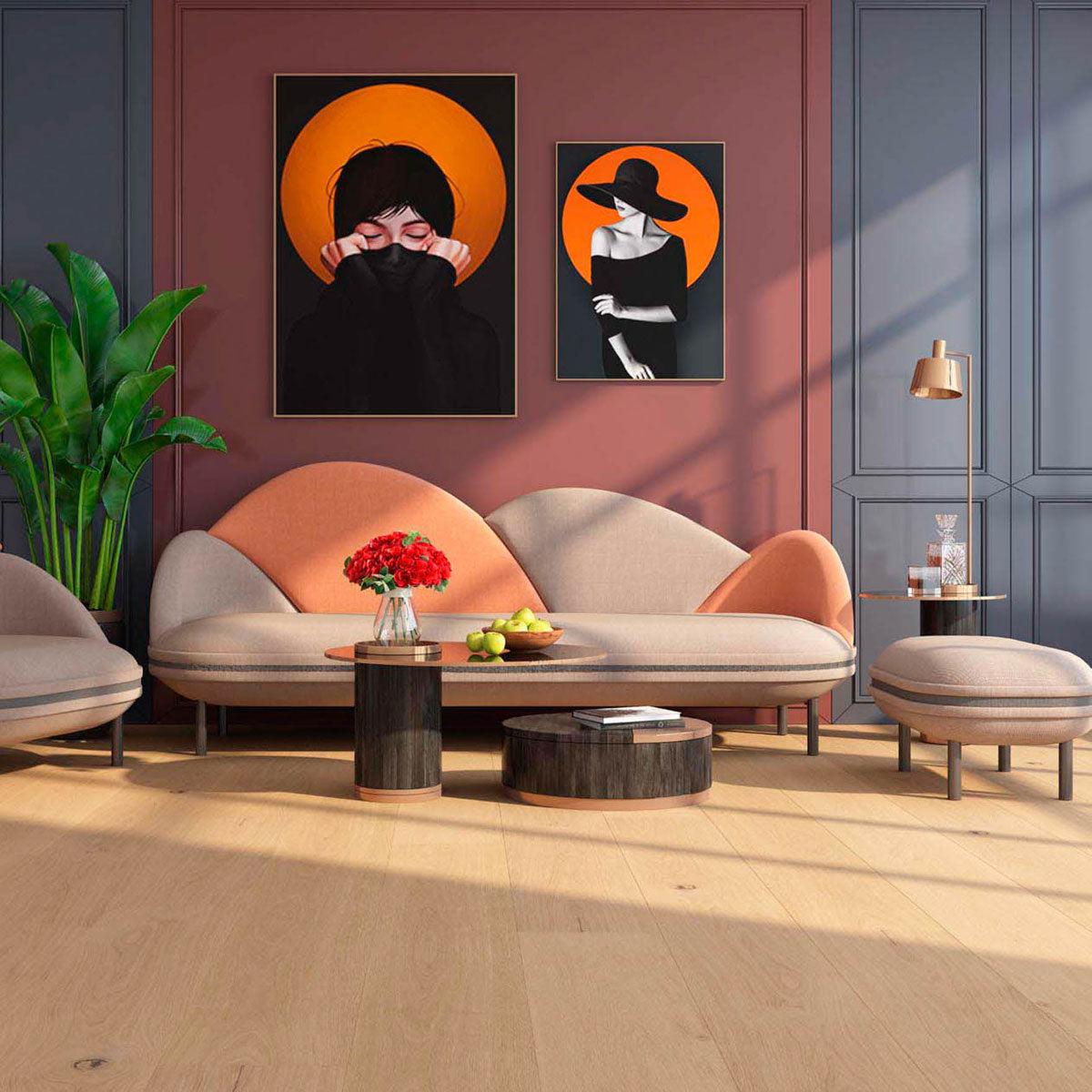 Bungalow Brushed Light Caramel Oak Engineered Hardwood | Tile Club