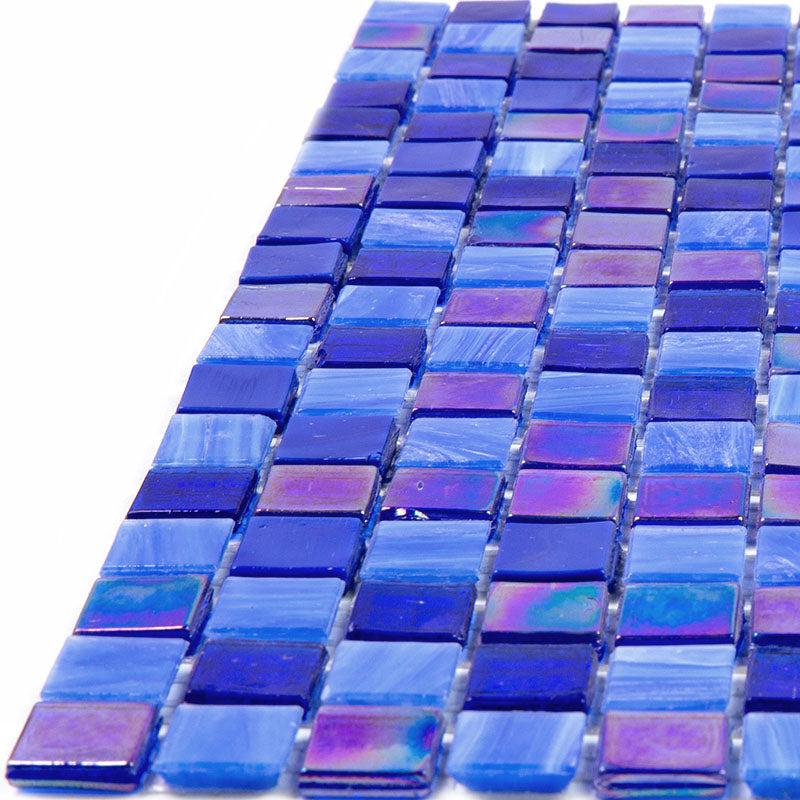 Underwater Oasis Mixed Squares Glass Tile | Tile Club