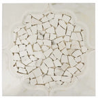 Santorini Medallion White Sample | Tile Club