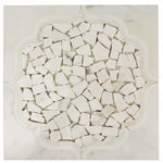 Santorini Medallion White Sample | Tile Club