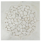 Santorini Medallion White Sample | Tile Club