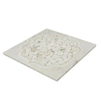 Santorini Medallion White Marble Mosaic Tile | Tile Club