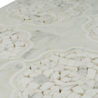 Santorini Medallion White Sample | Tile Club