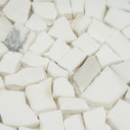 Santorini Medallion White Sample | Tile Club