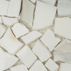 Santorini Medallion White Sample | Tile Club