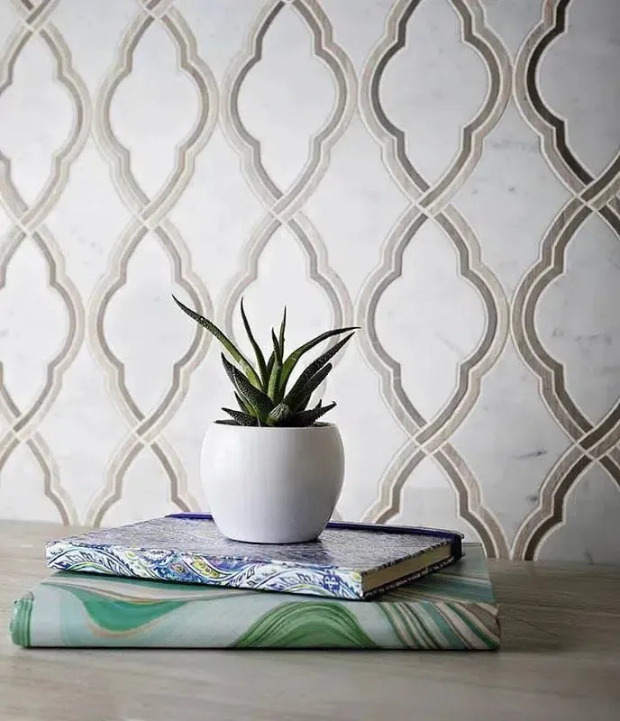 Carrarra Arabeseque Tile for Wall