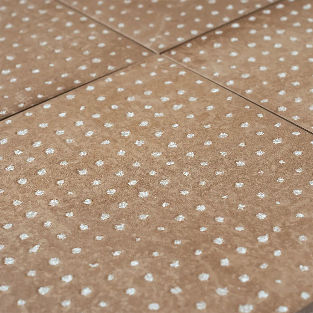 San Clemente Coffee Dots 8.78 x 8.78 Porcelain Tile | Tile Club