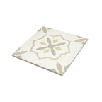 San Clemente Olive Flower 8.78 x 8.78 Porcelain Tile | Tile Club