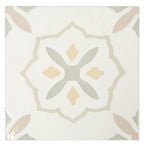 San Clemente Olive Flower 8.78 x 8.78 Porcelain Tile | Tile Club
