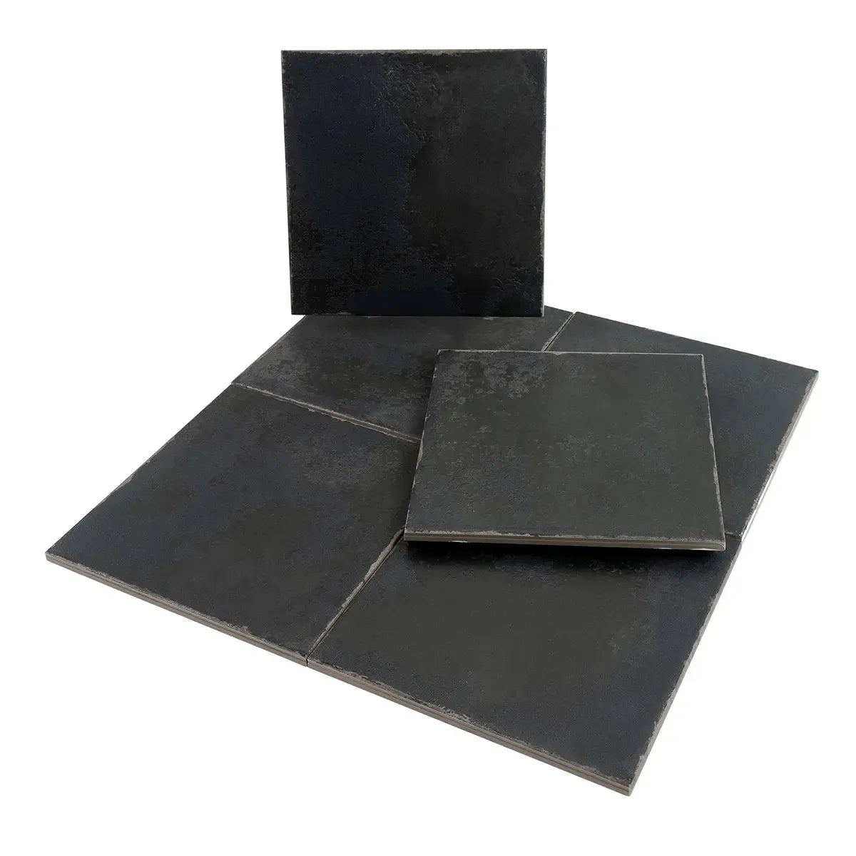 Ursa Black Square 7.87x7.87 Porcelain Tile | Tile Club