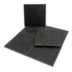 Ursa Black Square 7.87x7.87 Porcelain Tile | Tile Club