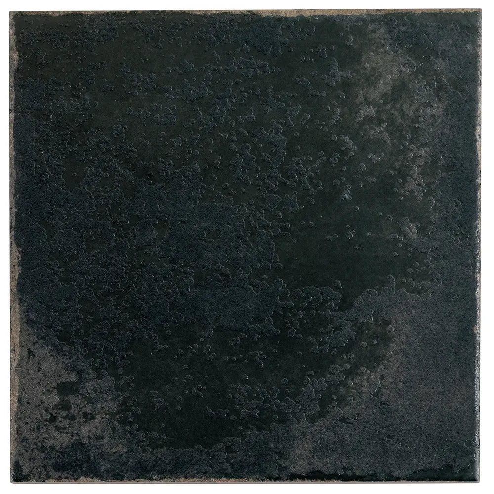 Ursa Black Square 7.87x7.87 Porcelain Tile | Tile Club