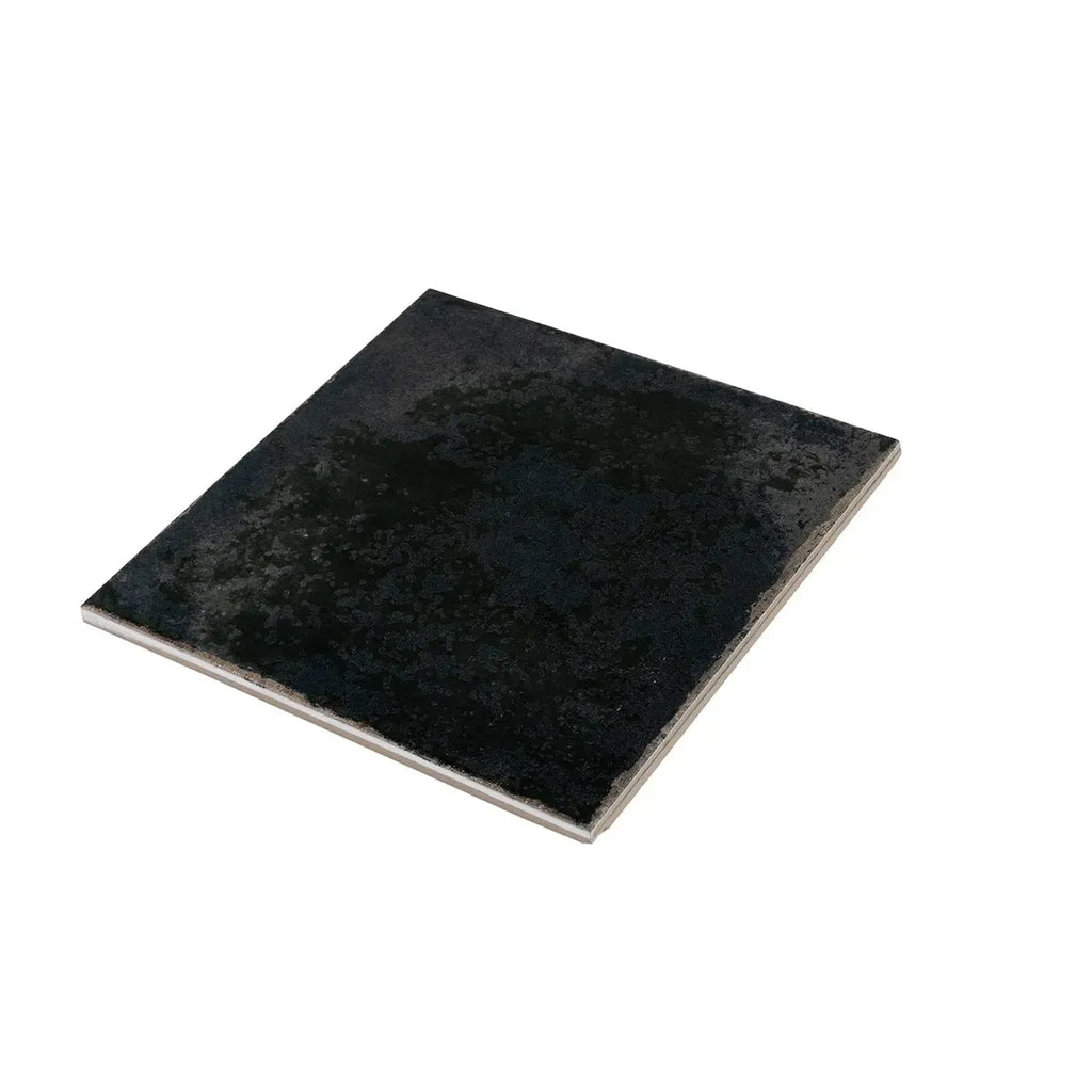 Ursa Black Square 7.87x7.87 Porcelain Tile | Tile Club