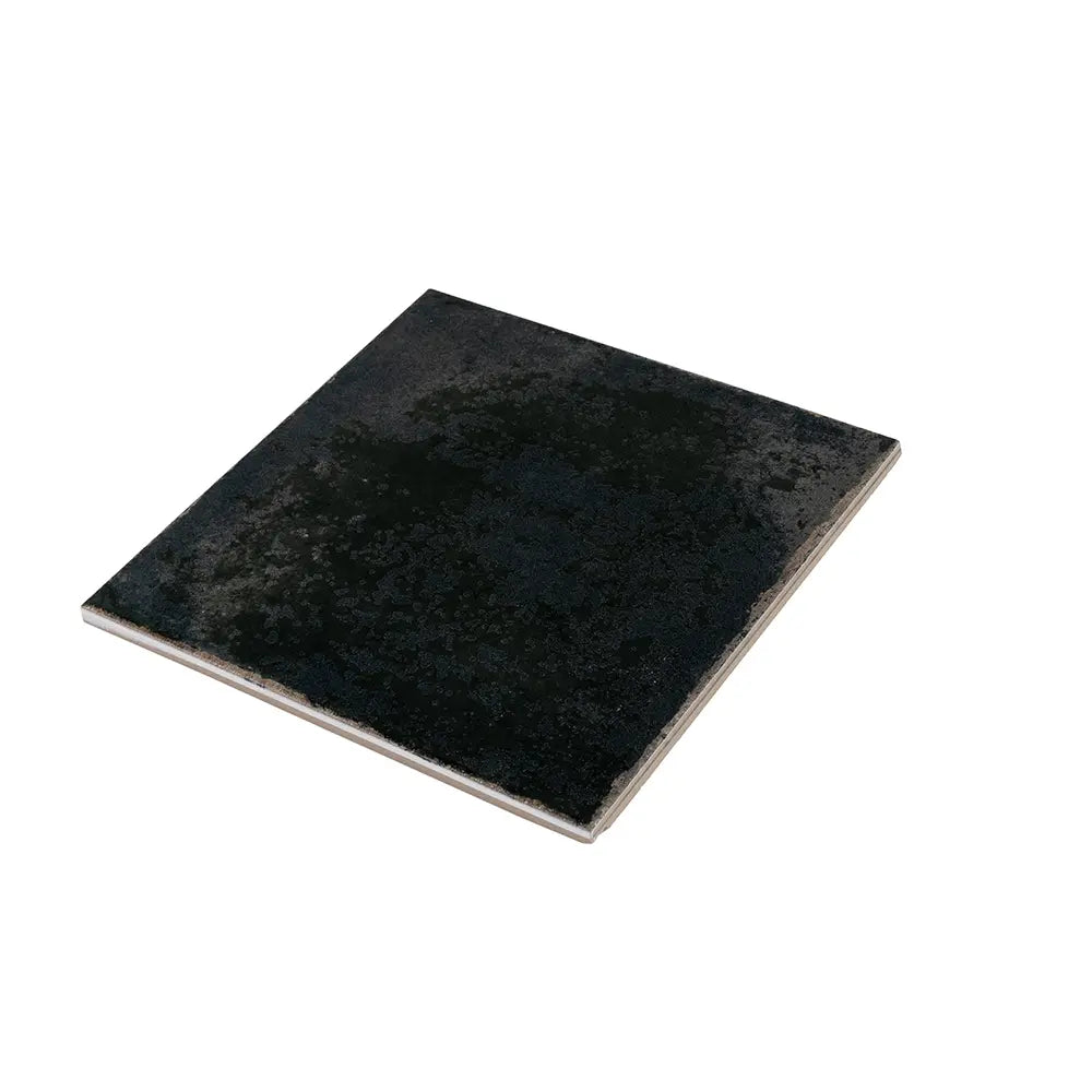 Ursa Black Square 7.87x7.87 Porcelain Tile | Tile Club