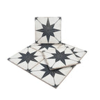Ursa Black Star 7.87 x 7.87 Porcelain Tile | Tile Club