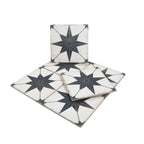 Ursa Black Star 7.87 x 7.87 Porcelain Tile | Tile Club