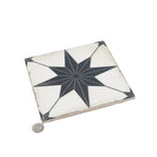 Ursa Black Star 7.87 x 7.87 Porcelain Tile | Tile Club
