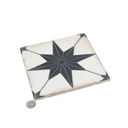 Ursa Black Star 7.87 x 7.87 Porcelain Tile | Tile Club