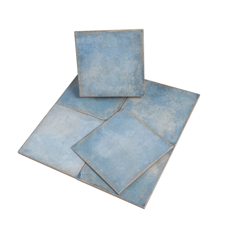 Ursa Blue Square 7.87x7.87 Porcelain Tile | Tile Club