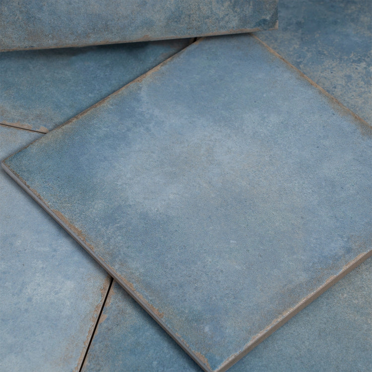 Ursa Blue Square 7.87x7.87 Porcelain Tile | Tile Club