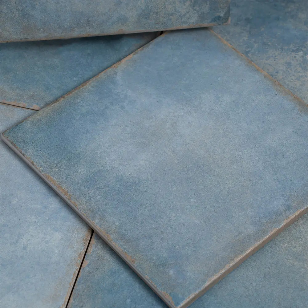 Ursa Blue Square 7.87x7.87 Porcelain Tile | Tile Club