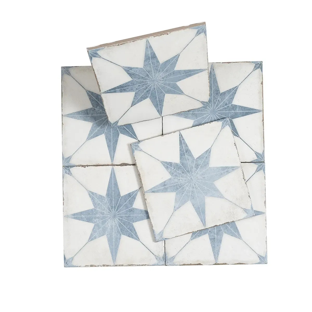 Ursa Blue Star 7.87 x 7.87 Porcelain Tile | Tile Club