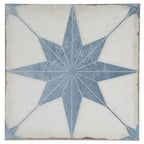 Ursa Blue Star 7.87 x 7.87 Porcelain Tile | Tile Club