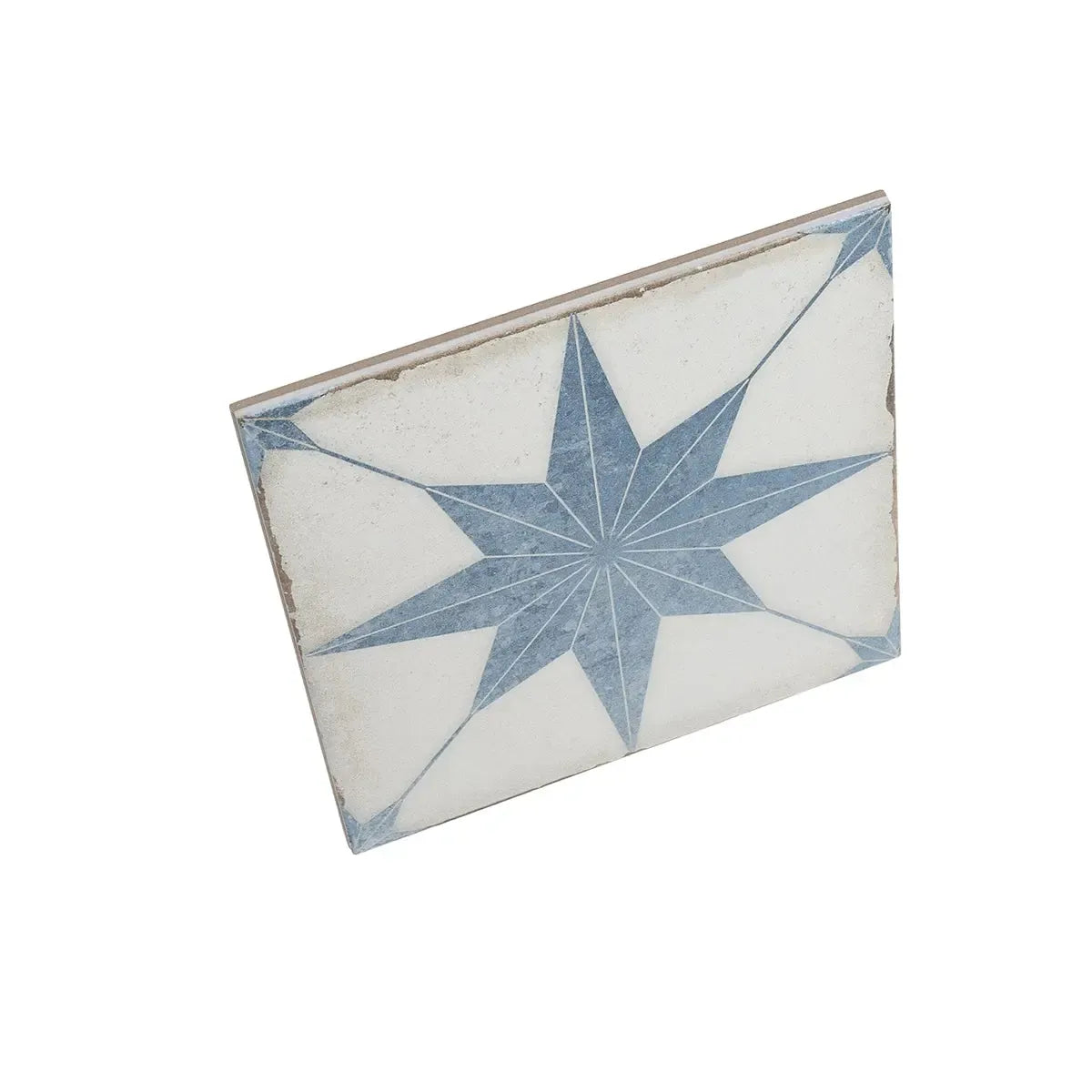 Ursa Blue Star 7.87 x 7.87 Porcelain Tile | Tile Club