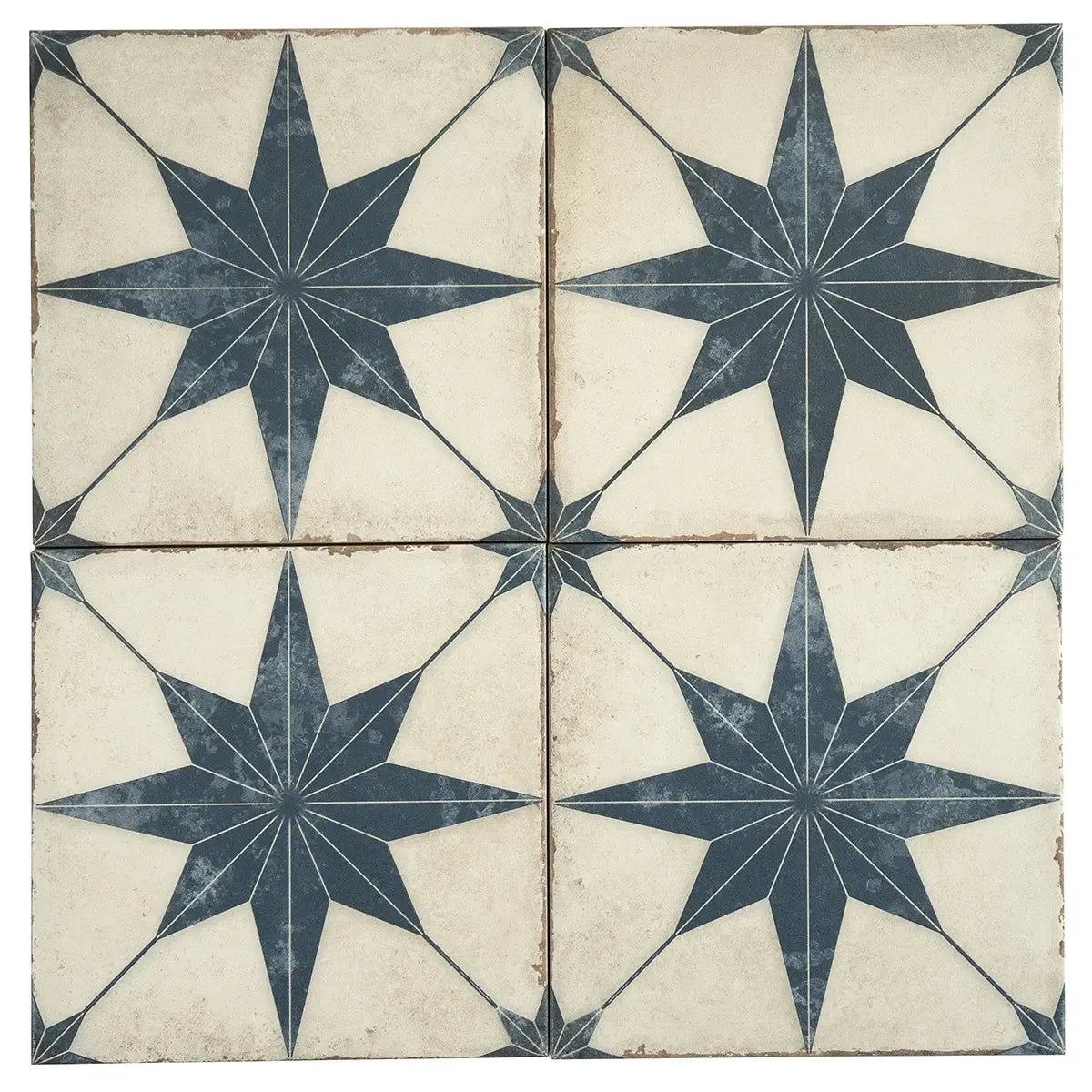 Ursa Navy Star 7.87 x 7.87 Porcelain Tile | Tile Club