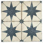 Ursa Navy Star 7.87 x 7.87 Porcelain Tile | Tile Club