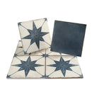 Ursa Navy Star 7.87 x 7.87 Porcelain Tile | Tile Club