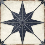 Ursa Navy Star 7.87 x 7.87 Porcelain Tile | Tile Club
