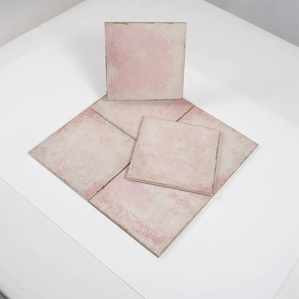 Ursa Pink Square 7.87x7.87 Porcelain Tile | Tile Club