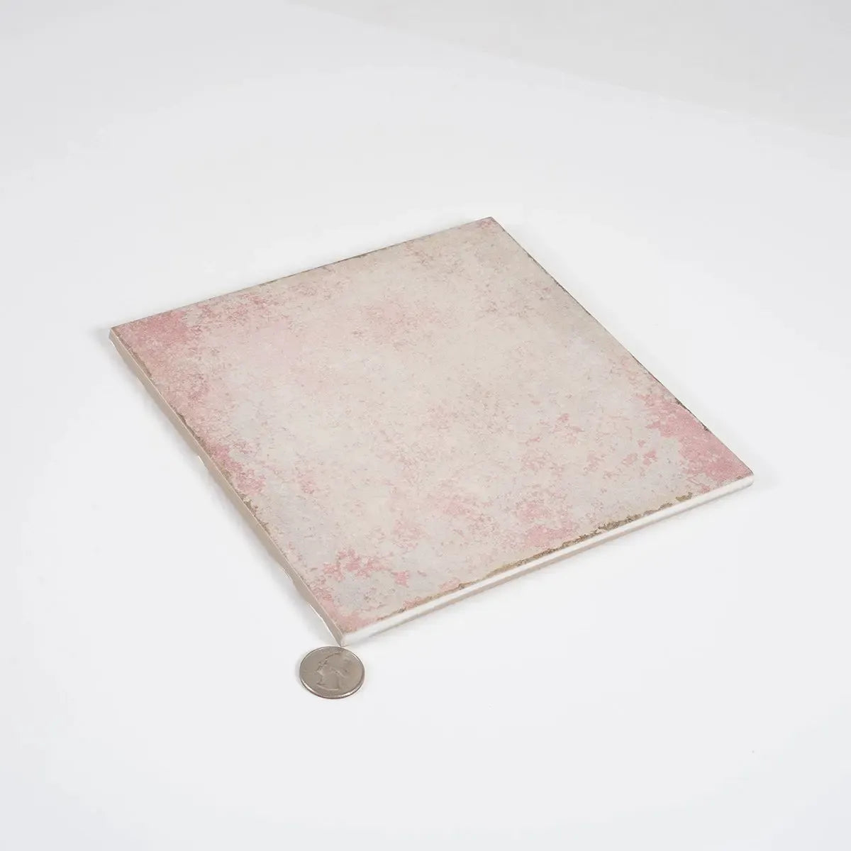 Ursa Pink Square 7.87x7.87 Porcelain Tile | Tile Club