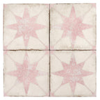 Ursa Pink Star 7.87 x 7.87 Porcelain Tile