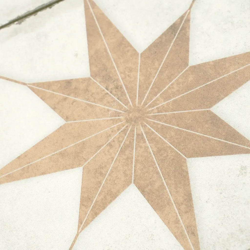 Ursa Terracotta Star 7.87 x 7.87 Porcelain Tile | Tile Club