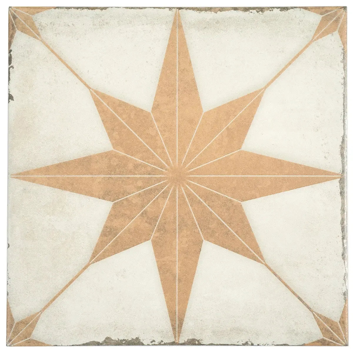 Ursa Terracotta Star 7.87 x 7.87 Porcelain Tile | Tile Club
