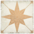 Ursa Terracotta Star 7.87 x 7.87 Porcelain Tile | Tile Club